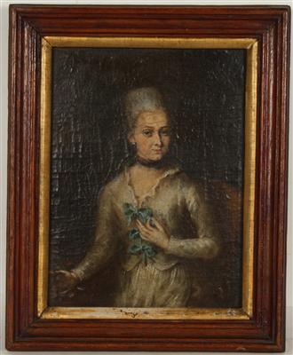 Künstler 19. Jh. Portrait einer Dame, - Asta di natale - Arte e antiquariato