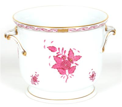 1 Blumentopf Porzellan Herend, - Kunst, Antiquitäten und Möbel
