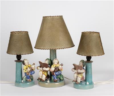 3 Tischlampen - Antiques and art