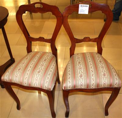 Paar Sessel im Biedermeier Stil, - Antiques and art