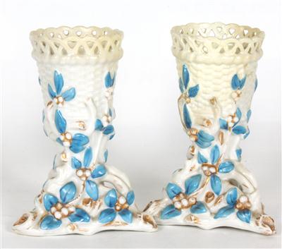 Paar Vasen, - Arte e antiquariato