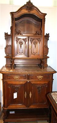 Historismus Pfeilerschrank, - Antiques and art