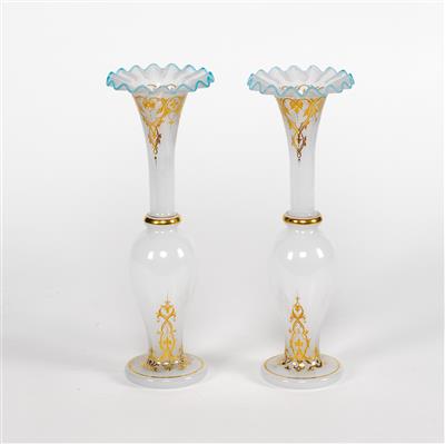 Paar Zierliche Vasen - Antiques and art