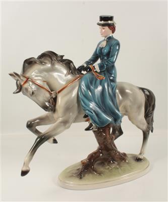 Kaiserin Elisabeth zu Pferde - Vánoční aukce - Umění a starožitnosti
