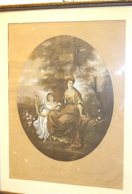 Lady Rushout  &  Daughter - Antiques and art