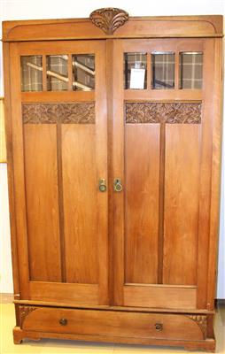 Jugendstil Garderobeschrank, - Umění a starožitnosti