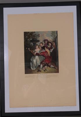 nach Jean Antoine Watteau - Kunst, Antiquitäten und Möbel