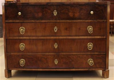 Biedermeier Schreibkommode um 1830/35, - Antiques and art