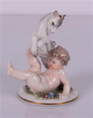 Putto mit Böcklein - Antiques and art