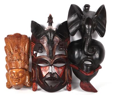 Sammlung asiatischer Masken - Kunst, Antiquitäten und Möbel Online