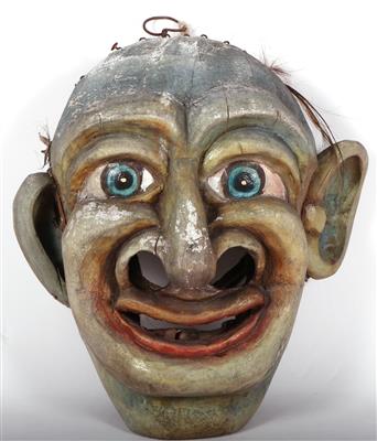 Alte Perchtenmaske, - Kunst, Antiquitäten und Möbel online auction