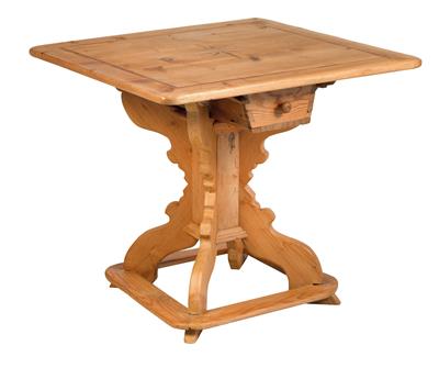 Bäuerl. Tisch, - Kunst, Antiquitäten und Möbel online auction