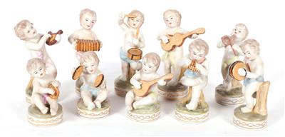 10 musizierende Putti - Antiques and art