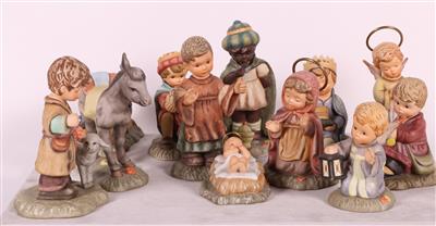 12 Krippenfiguren - Umění a starožitnosti