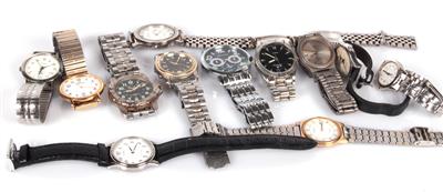 12 verschiedene Armbanduhren - Arte e antiquariato