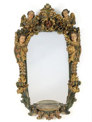 Prächtiger und dekorativer Salonwandspiegel, - Kunst, Antiquitäten und Möbel online auction