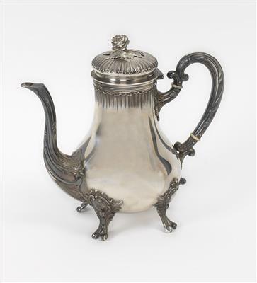Zierliche Historismus Kaffeekanne - Kunst, Antiquitäten und Möbel online auction