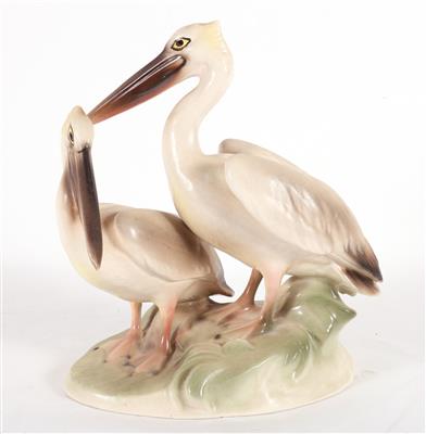 Paar Pelikane - Kunst, Antiquitäten und Möbel