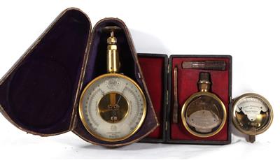 3 alte Kontroll Manometer - Antiques and art