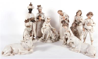 10 Krippenfiguren - Vánoční aukce - Umění a starožitnosti