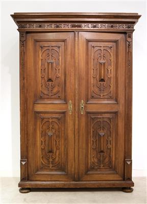 Historismus Garderobenschrank, - Christmas auction - Art and Antiques