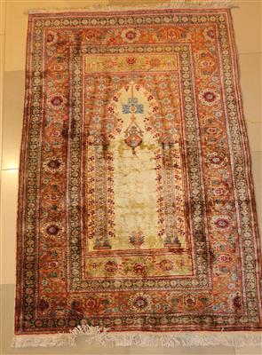 Kayseri-Seide ca. 135 x 87 cm, - Christmas auction - Art and Antiques