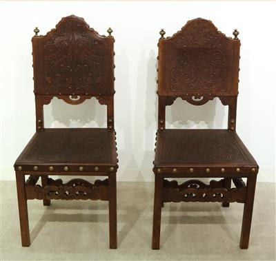 Paar Historismus Sessel, - Weihnachtsauktion Kunst, Antiquitäten und Möbel