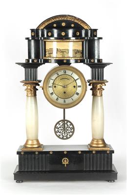 Biedermeier Kommodenuhr - Arte e antiquariato