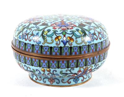 Cloisonné Deckeldose - Antiques, art and furniture