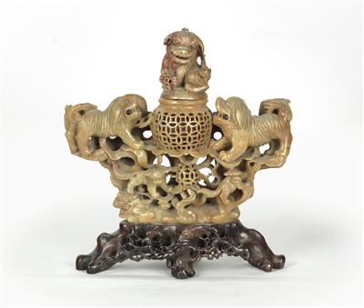 Chinesisches Räuchergefäß mit Deckel - Kunst, Antiquitäten und Möbel