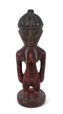Nigeria, eine weibliche Zwillingsfigur "Ibeji" - Kunst, Antiquitäten und Möbel