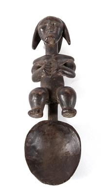 Nigeria, großer Zeremonienlöffel - Antiques and art