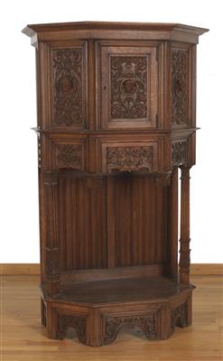 Schmaler Stollenschrank - Antiques and art