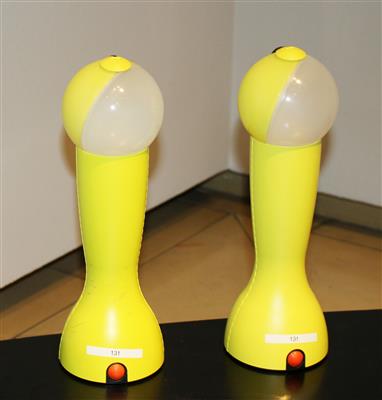 Zwei Tischlampen Modell Gilda, - Design vor Weihnachten