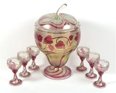 Jugendstil Bowleservice - Kunst, Antiquitäten und Möbel