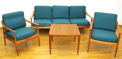 Lounge Suite / Sofagarnitur aus der aus der Antimott Serie von Wilhelm Knoll, - Design and furniture