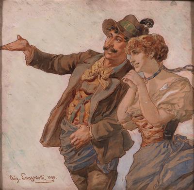 August Lanzedelli Win 1860- 1890 - Arte e antiquariato