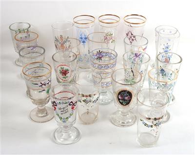 22 Gläser und Pokale - Kunst, Antiquitäten und Möbel