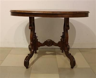 Ovaler Tisch um 1860/70 - Kunst, Antiquitäten und Möbel