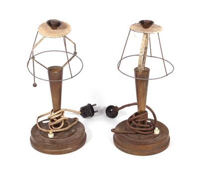 Zwei Tischlampen, - Kunst, Antiquitäten und Möbel