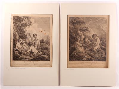 Pierre Aveline 1697-1760 und Et. Fessard - Paintings
