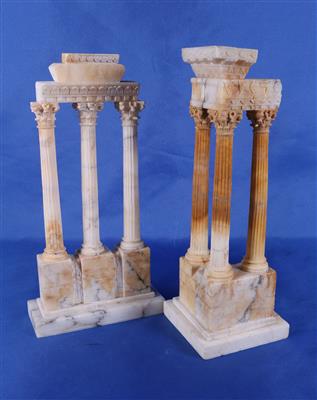 2 versch. architektonische Säulenmodelle - Antiques and art