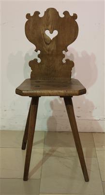 Bäuerlicher Sessel, sogenannter Brettsessel - Antiques and art