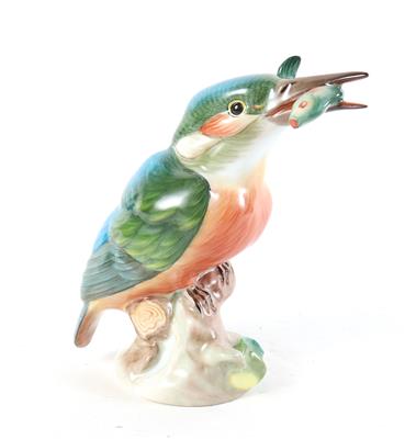 "Eisvogel mit Beute - Antiques and art