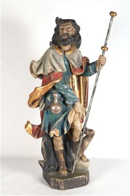 Skulptur "Heiliger Rochus" - Kunst, Antiquitäten, Möbel und Technik
