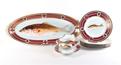 Speiseserviceteile für Fisch - Kunst, Antiquitäten, Möbel und Technik