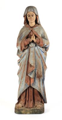 Sakrale Skulptur "Maria unter dem Kreuz" - Umění a starožitnosti