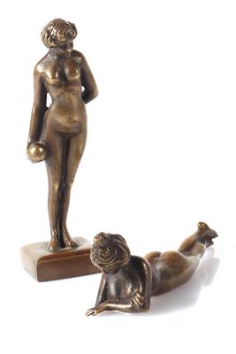 2 verschiedene kleine Figuren - Arte e antiquariato