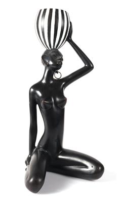 Figur "nackte Schwarzafrikanerin" - Kunst, Antiquitäten, Möbel und Technik