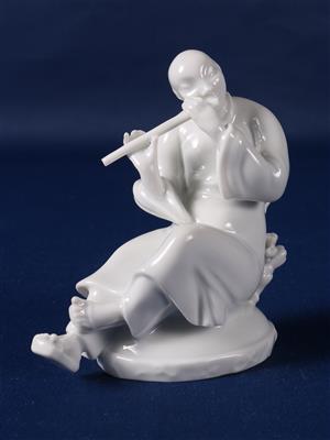 Flötespielender Chinese - Arte e antiquariato